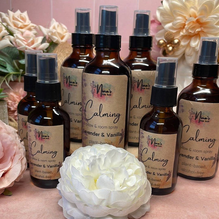 Pillow & Room Spray, Lavender & Vanilla - Nina's Pure Joy