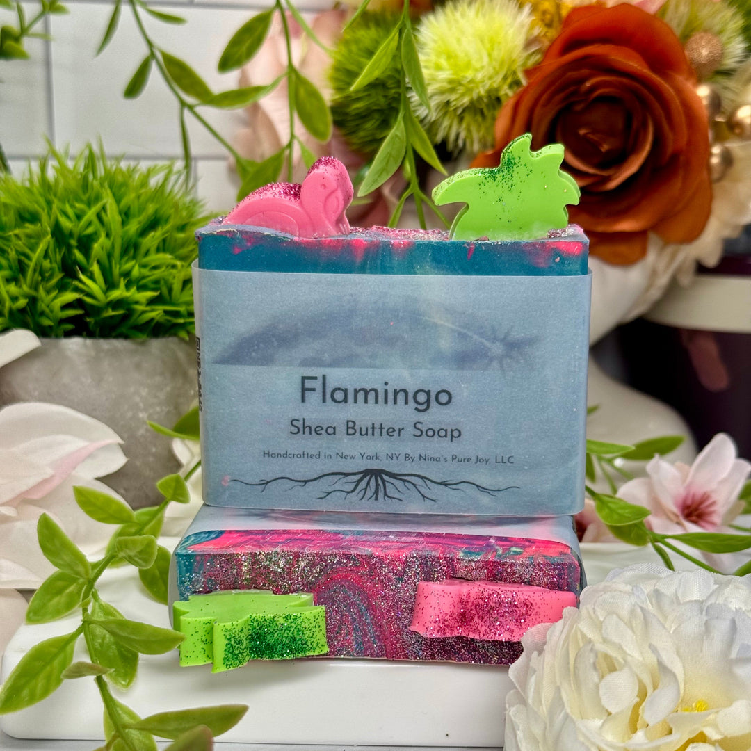 Flamingo Shea Butter Artisan Soap
