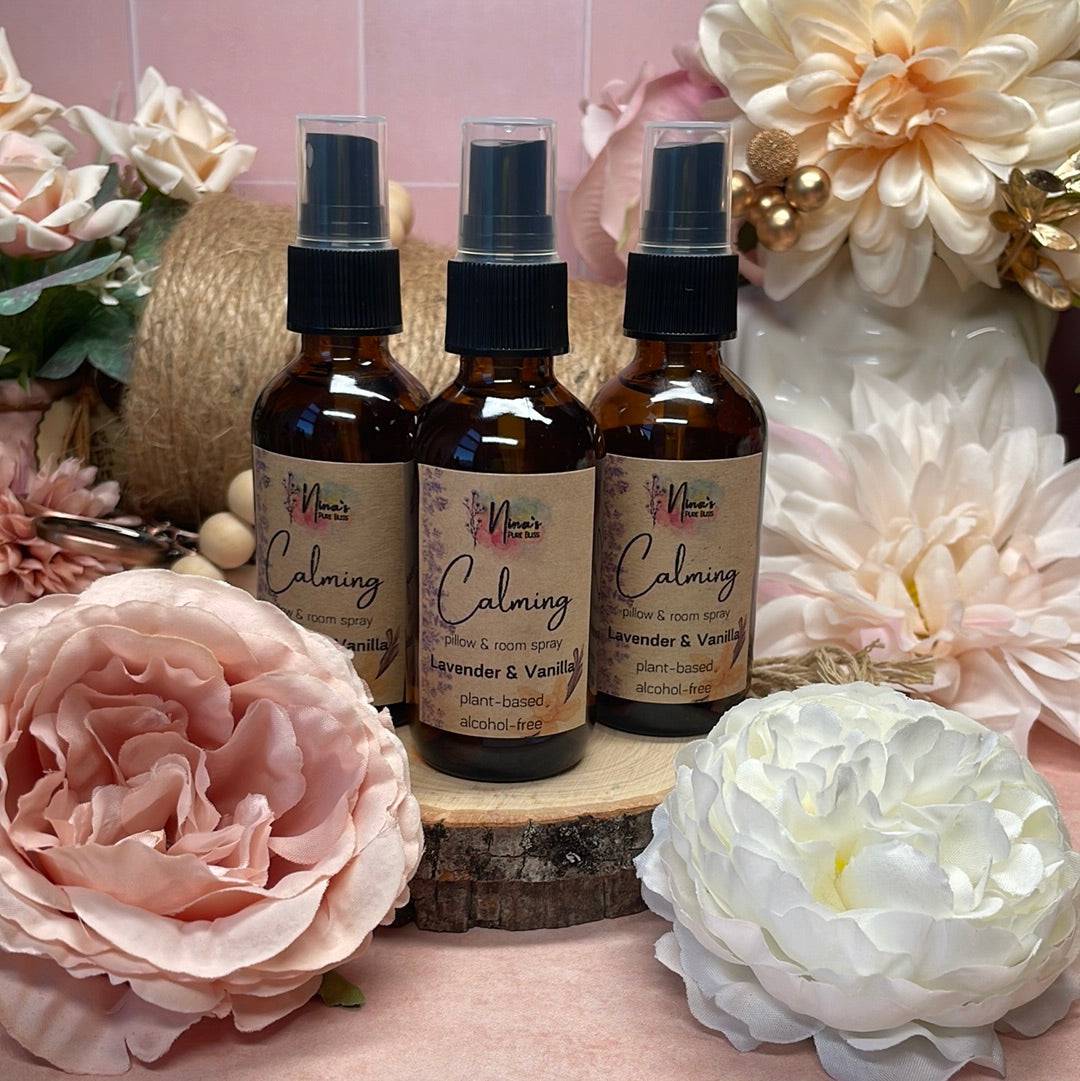 Pillow & Room Spray, Lavender & Vanilla - Nina's Pure Joy