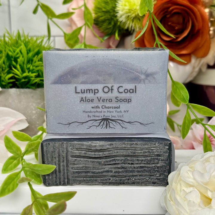Lump Of Coal - Aloe Vera Soap with Charcoal