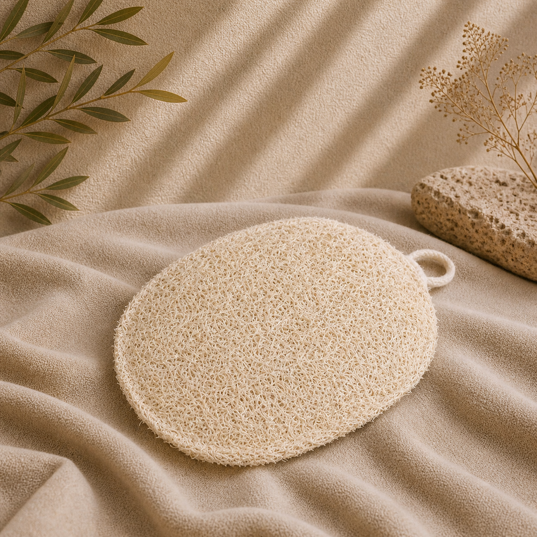 100% Natural Loofah | Exfoliating Loofah Pad