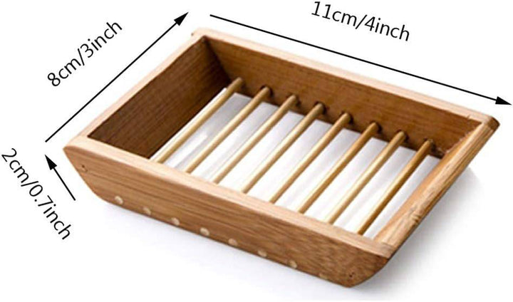 Bamboo Wooden Soap Tray, Storage