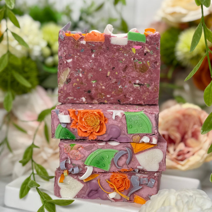 Sparkling Cherry Shea Butter Artisan Soap