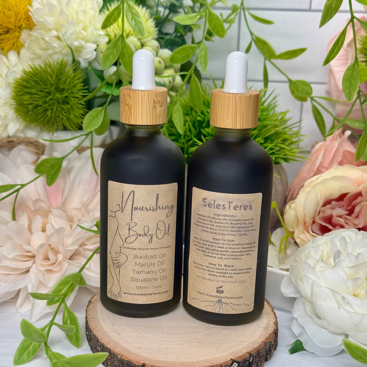 Body Oil - Moisturizing, Soothing, Elasticity, Stretch Marks, Prenatal, Postnatal
