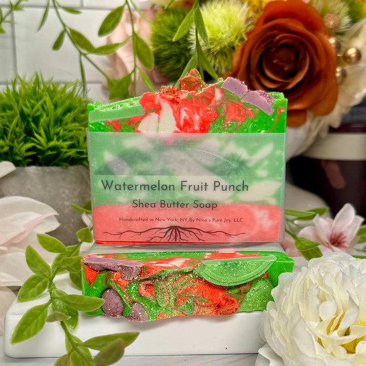 Watermelon Fruit Punch Shea Butter Artisan Soap