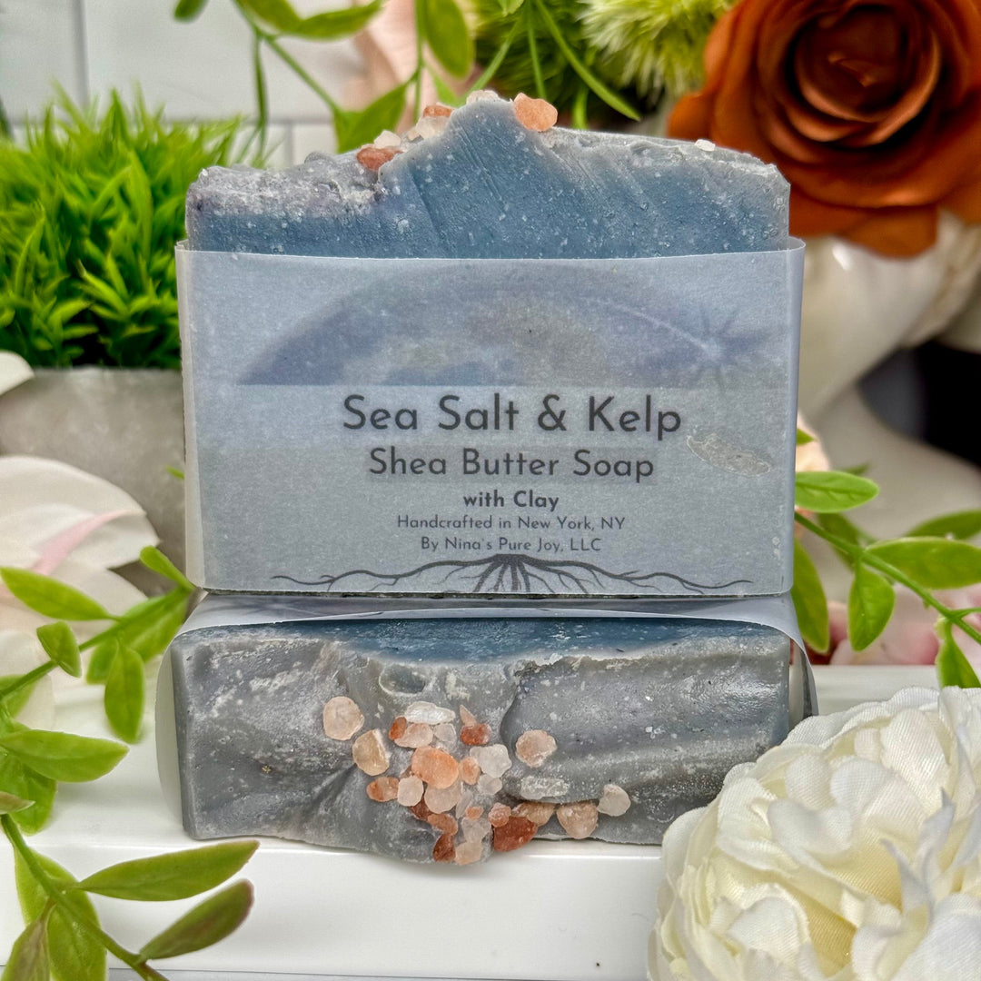 Sea Salt & Kelp - Shea Butter Soap with Clay
