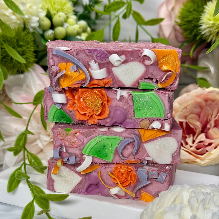 Sparkling Cherry Shea Butter Artisan Soap