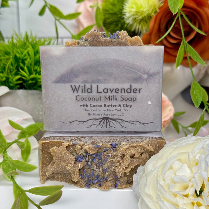 Wild Lavender - Coconut Milk Soap with Cocoa Butter & Clay
