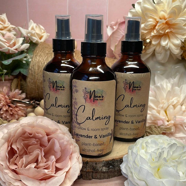 Pillow & Room Spray, Lavender & Vanilla - Nina's Pure Joy
