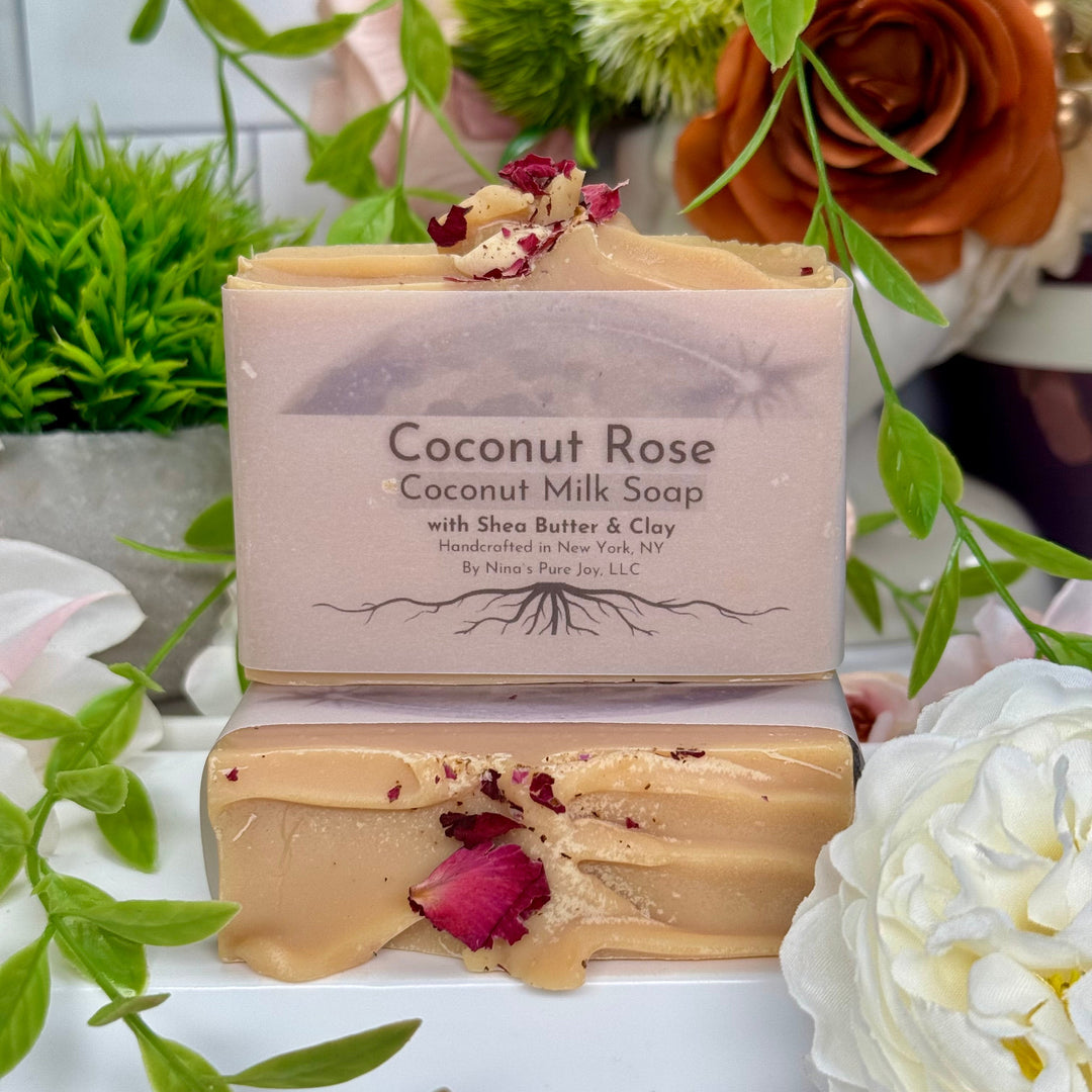 Coconut Rose - Coconut Milk Soap with Shea Butter & Clay