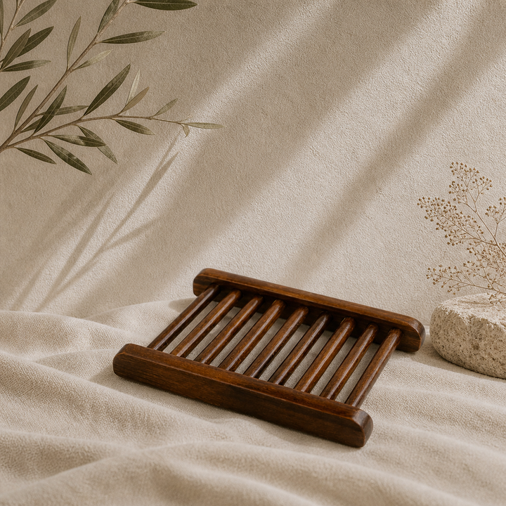 Bamboo Wood Soap Dish