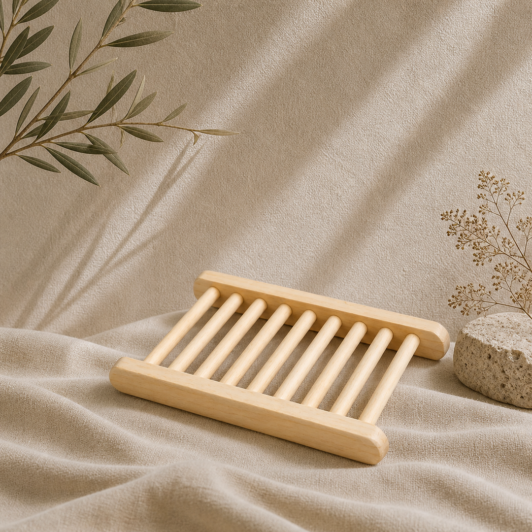 Bamboo Wood Soap Dish