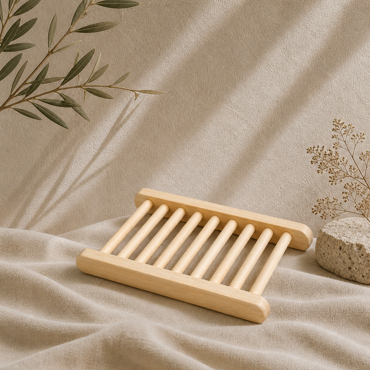 Bamboo Wood Soap Dish
