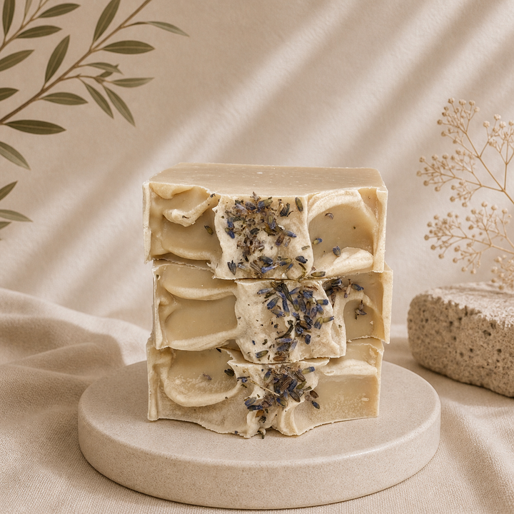 Lavender Hush – Goat Milk Soap with Oatmeal & Shea Butter