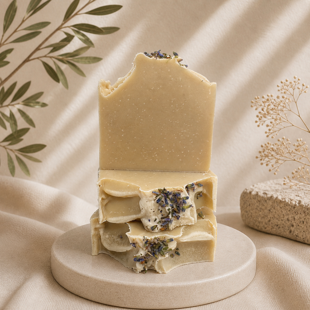 Lavender Hush – Goat Milk Soap with Oatmeal & Shea Butter