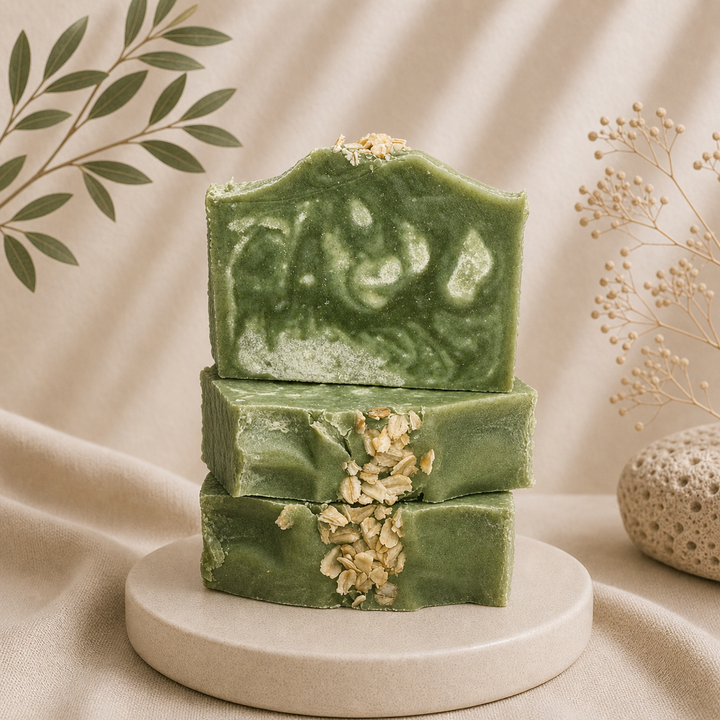 Muddy Mint – Aloe Vera Shampoo Bar with Clay