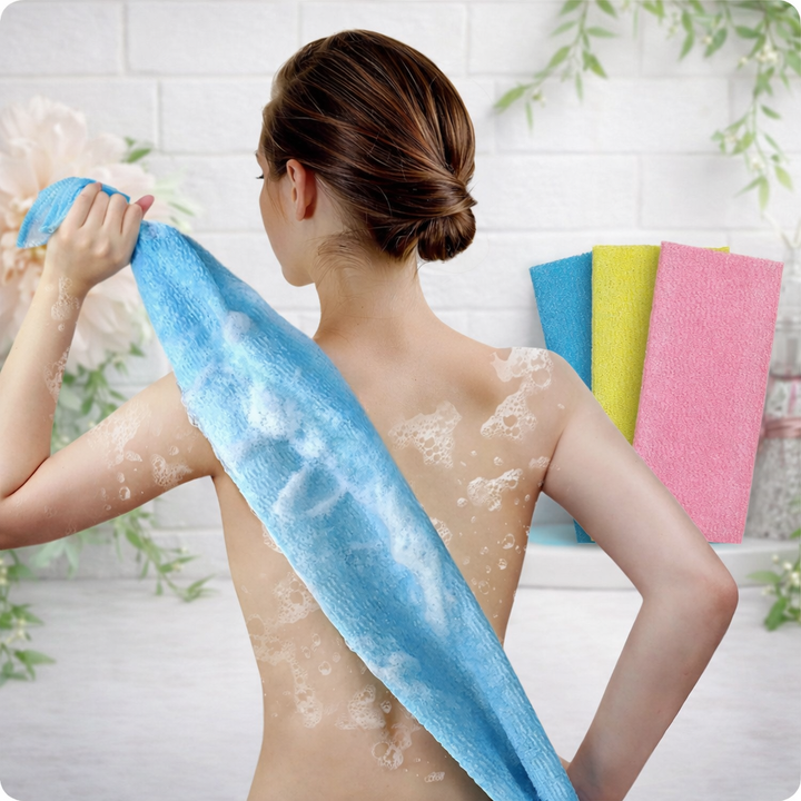 Exfoliating Washcloth Body Scrubber Back Scrubber