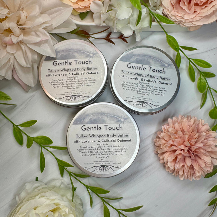 Tallow Whipped Body Butter | Sensitive Skin, Extremely Dry Skin, Cracked Skin, Acne-Prone, Mature Skin