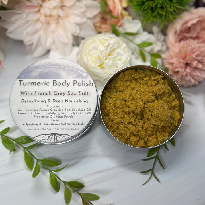 Body Scrub - with Turmeric, Sea Salt; Seaweed; Coffee & Sugar.