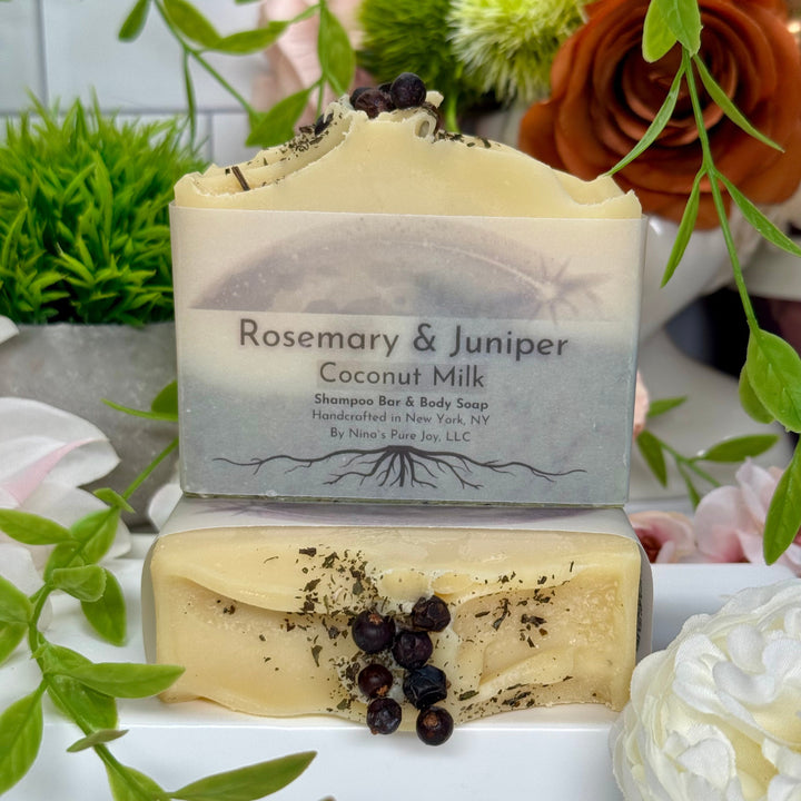 Rosemary & Juniper  - Coconut Milk Shampoo Bar & Body Soap