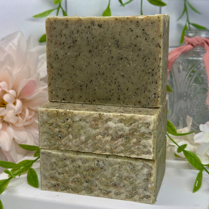 Garden mint aloe vera soap, aloe vera oatmeal clay soap, peppermint spearmint soap, handmade garden mint soap, moisturizing aloe vera oatmeal soap, nourishing peppermint spearmint clay soap, natural garden mint aloe vera soap, hydrating aloe vera mint soap, exfoliating garden mint soap, peppermint spearmint aloe vera soap.
