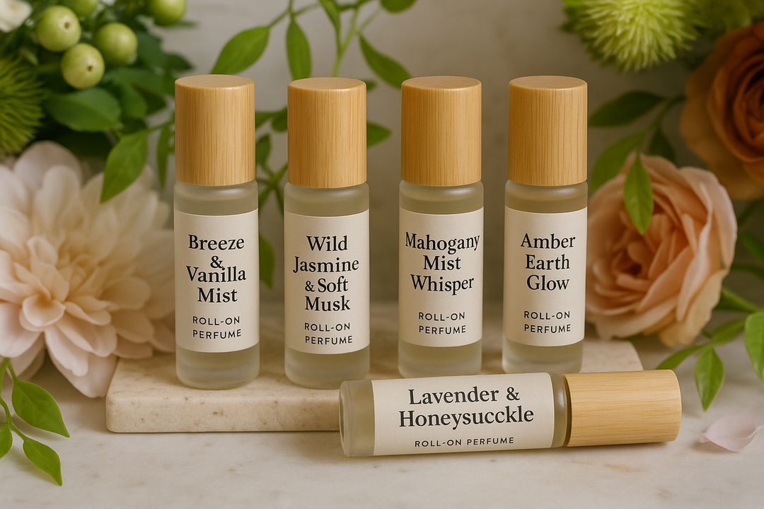 Artisan Roller Fragrance – Natural Perfume Oil Collection (Handcrafted, Long-Lasting Scents)