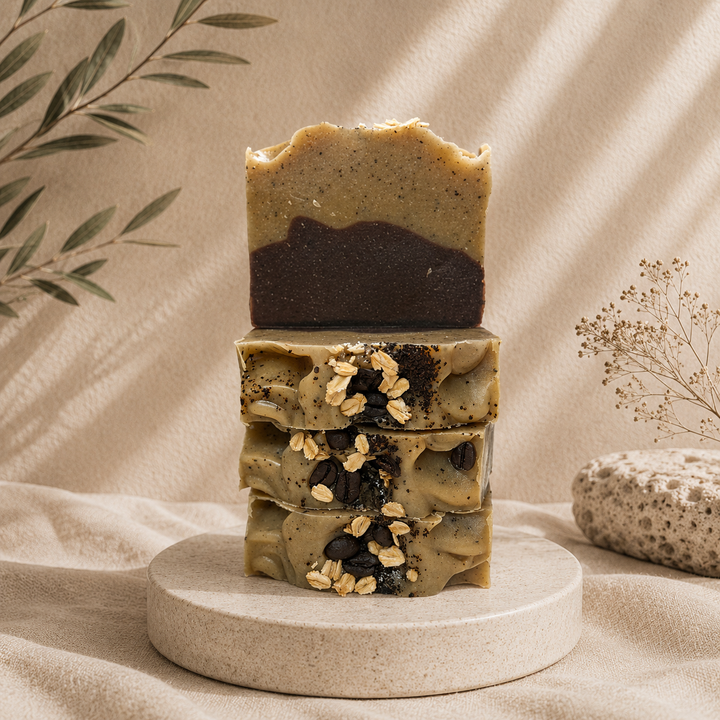 Midnight Brew - Coconut Milk Soap with Oatmeal & Coffee