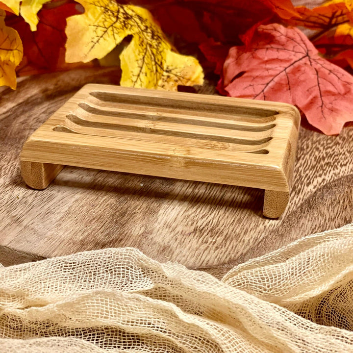 Wooden Soap Tray Soap Holder | Bar Soap Holder - Nina's Pure Joy