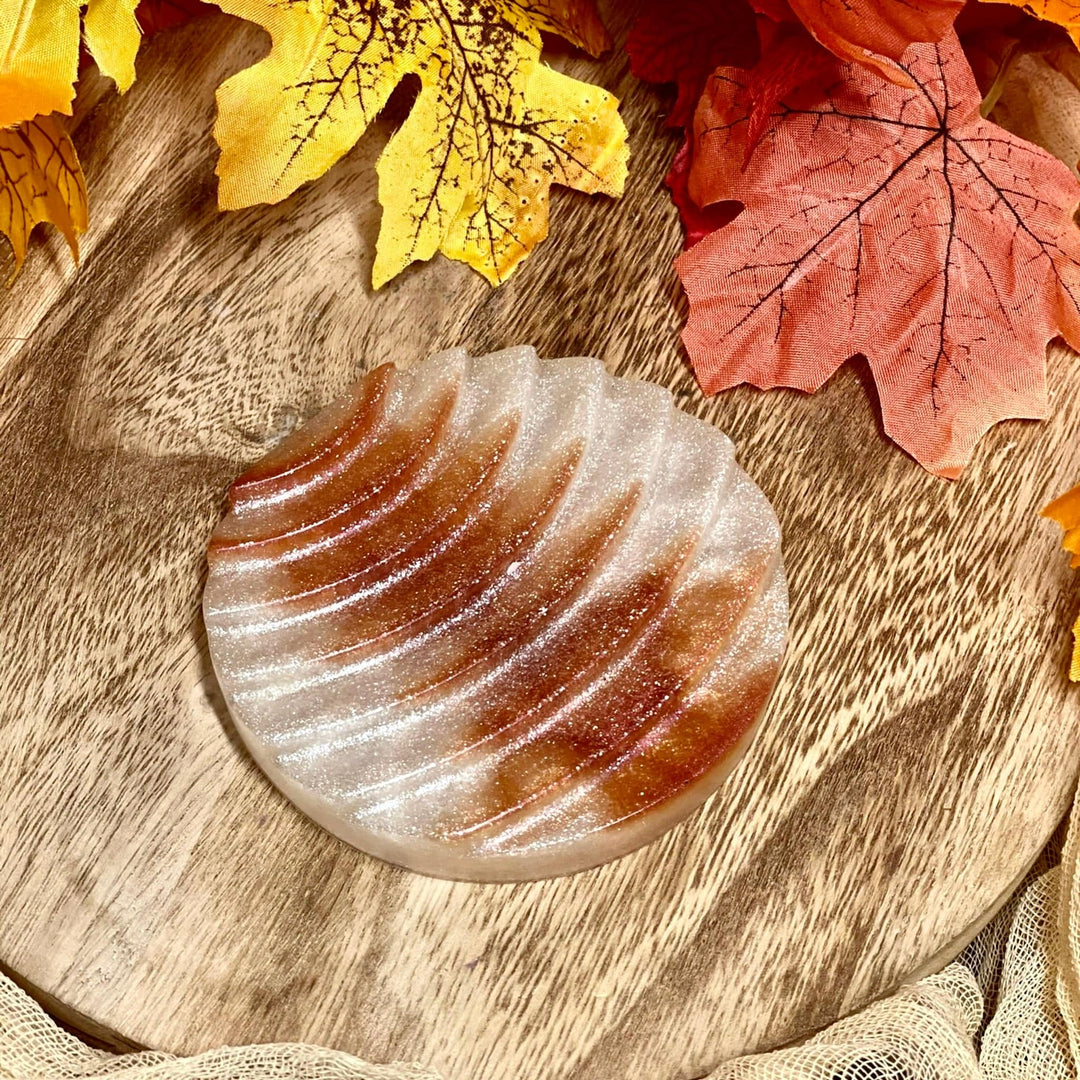 Resin Round Decorative Bath Soap Saver | Soap Holder Self Drainage - Nina's Pure Joy