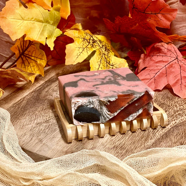 Self Draining Wooden Soap Dish | Wood Bar Soap Holder for Soap Sponge Dryer Bathroom - Nina's Pure Joy
