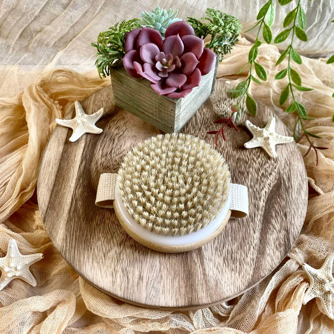 Bamboo Dry Body Brush - Nina's Pure Joy