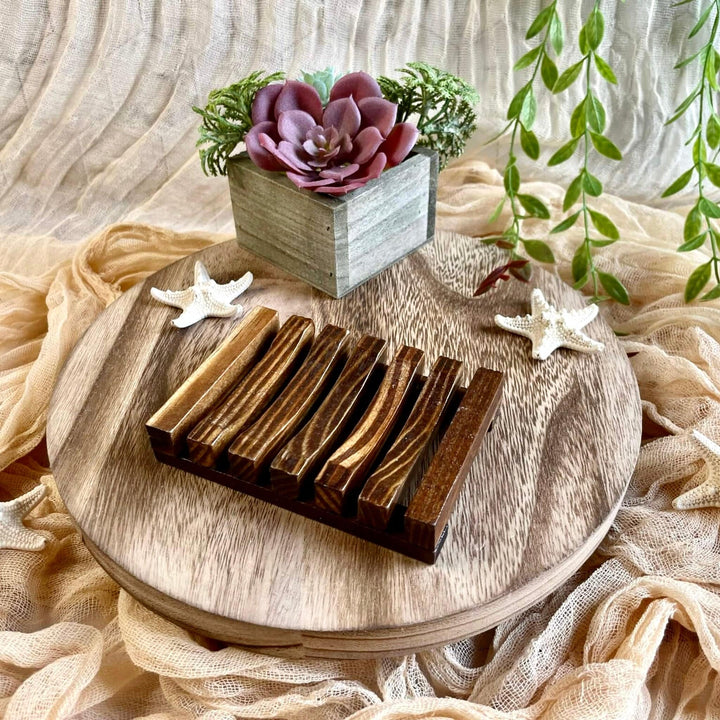 Pine Wood Soap Dish - Nina's Pure Joy