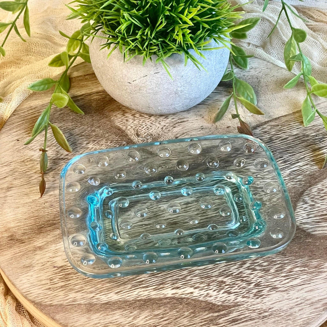 Glass Bar Soap Dish - Nina's Pure Joy