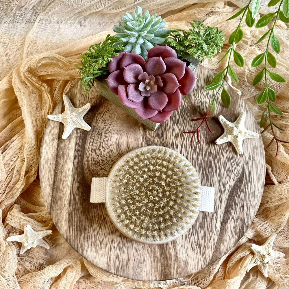 Bamboo Dry Body Brush - Nina's Pure Joy